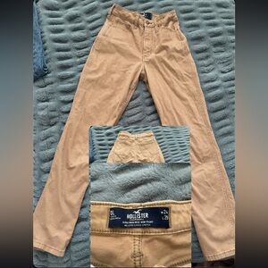 Hollister Classic Stretch High-Rise Pants in Brown